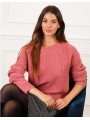 Pull chaud rose F2333 Christine Laure Christine Laure Pull chaud rose F2333 Christine Laure Christine Laure