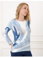 Pull duveteux bleu motif F2327 Christine Laure Christine Laure Pull duveteux bleu motif F2327 Christine Laure Christine Laure