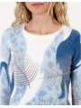 Pull duveteux bleu motif F2327 Christine Laure Christine Laure Pull duveteux bleu motif F2327 Christine Laure Christine Laure