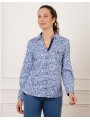 Chemisier coton motif F2616 Christine Laure Christine Laure Chemisier coton motif F2616 Christine Laure Christine Laure