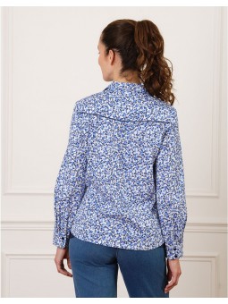 Chemisier coton motif F2616 Christine Laure Christine Laure
