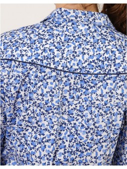 Chemisier coton motif F2616 Christine Laure Christine Laure