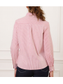 Chemisier coton rayé rose F2670 Christine Laure Christine Laure Chemisier coton rayé rose F2670 Christine Laure Christine Laure