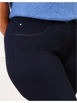 Pantalon ajusté marine F2247 Christine Laure Christine Laure