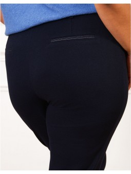Pantalon ajusté marine F2247 Christine Laure Christine Laure