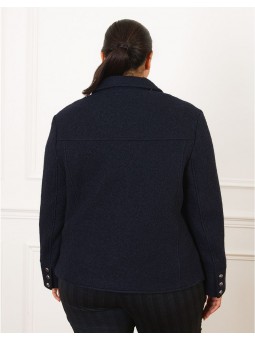 Veste chic laine marine F2628 Christine Laure Christine Laure