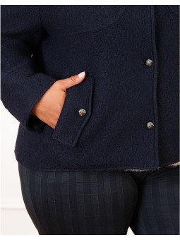 Veste chic laine marine F2628 Christine Laure Christine Laure