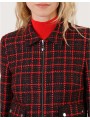 Veste courte rouge et noir F2452 Christine Laure Christine Laure Veste courte rouge et noir F2452 Christine Laure Christine Laure