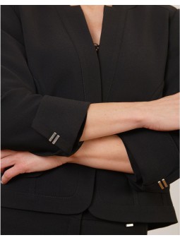 Veste chic tailleur noir F2196 Christine Laure Christine Laure