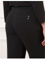 Pantalon droit noir crêpe F2197 Christine Laure Christine Laure Pantalon droit noir crêpe F2197 Christine Laure Christine Laure
