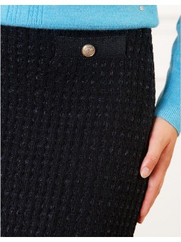 Jupe maille noir F2538 Christine Laure Christine Laure