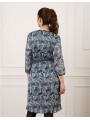 Robe plissée motif bleu F2627 Christine Laure Christine Laure Robe plissée motif bleu F2627 Christine Laure Christine Laure