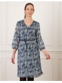 Robe plissée motif bleu F2627 Christine Laure Christine Laure Robe plissée motif bleu F2627 Christine Laure Christine Laure