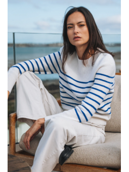 Pull ML Sablons rayé 16859 Cézembre Cezembre