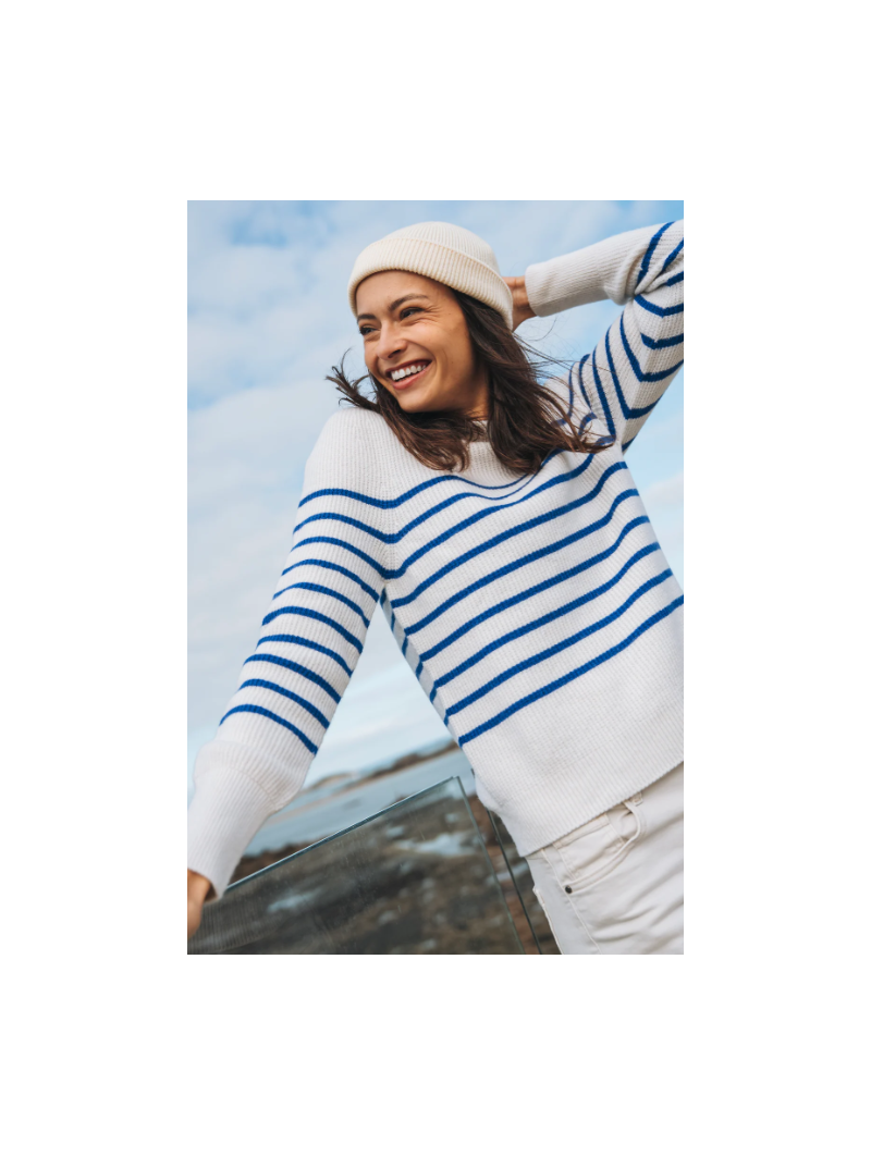 Pull ML Sablons rayé 16859 Cézembre Cezembre