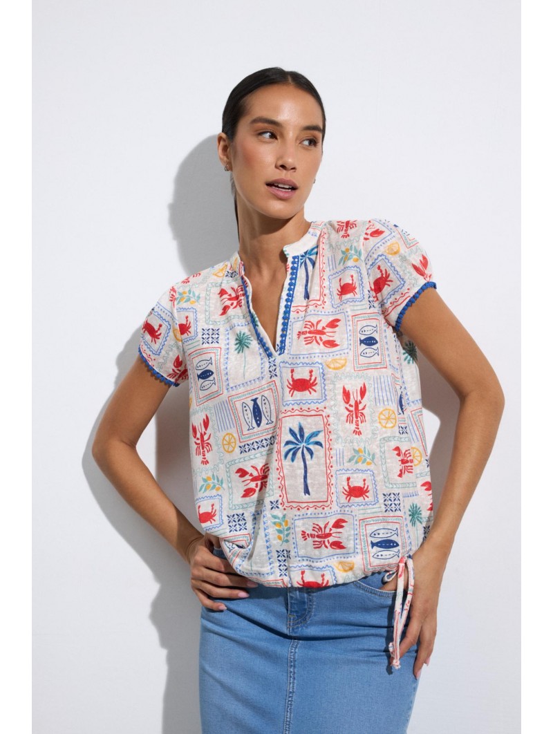 Top MC Vinca 16837 Tinta Tinta Style