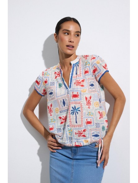 Top MC Vinca 16837 Tinta Tinta Style