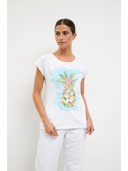 T.shirt MC Algodona 16834 Tinta Tinta Style