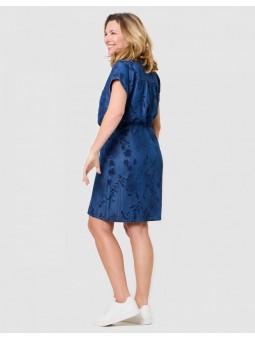 Robe imprimé en tencel F4477 Christine Laure Christine Laure