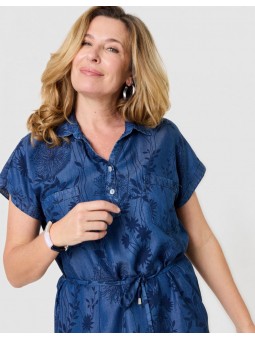 Robe imprimé en tencel F4477 Christine Laure Christine Laure