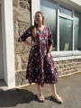 Robe en coton bio col en V M3/4 JOK6 Dress Addict