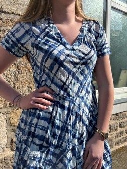 Robe imprimé carreaux coton Bio MC JAZI6 Dress Addict