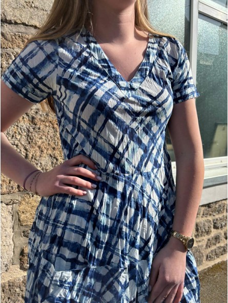 Robe imprimé carreaux coton Bio MC JAZI6 Dress Addict