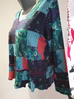 T.shirt manche longue imprimé BECA Tintastyle Tinta Style