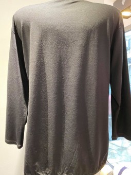 Top imprimé noir et écru 524361 Rabe RABE